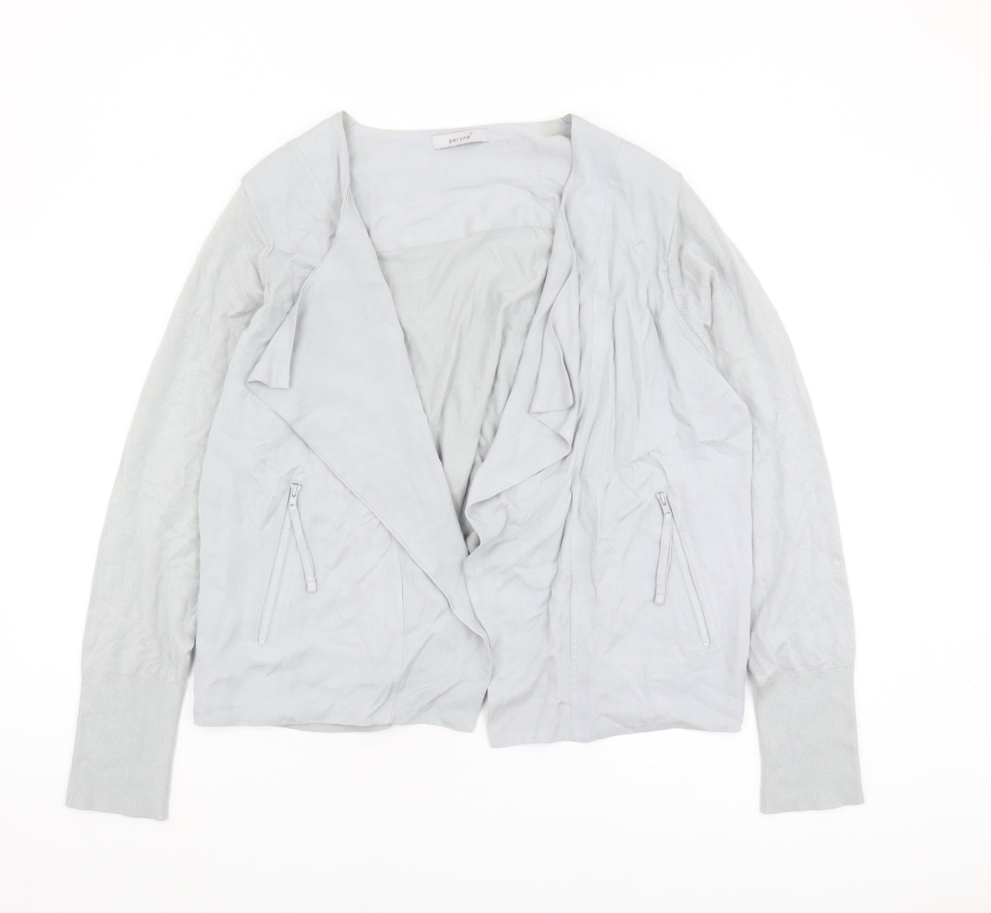 Marks and Spencer Women's Grey Open Front Cardigan UK 16