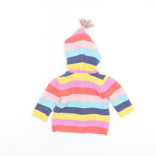 Next Multicoloured Unisex Baby Hooded Cardigan 3-6 Months