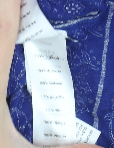 New Look Women's Blue Floral Jumpsuit Size 10