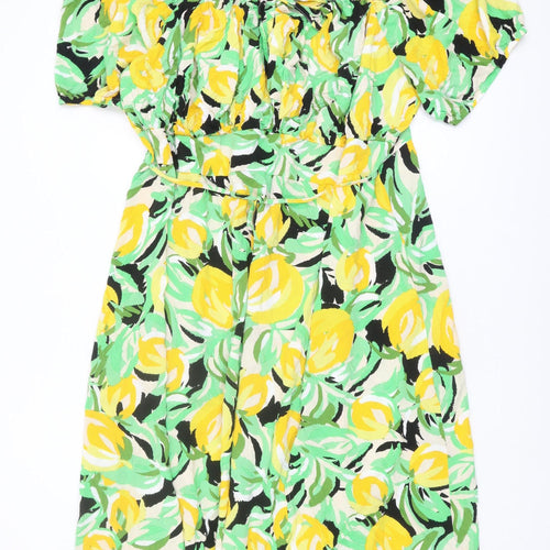 New Look Women's Multicoloured Plus Floral Dress