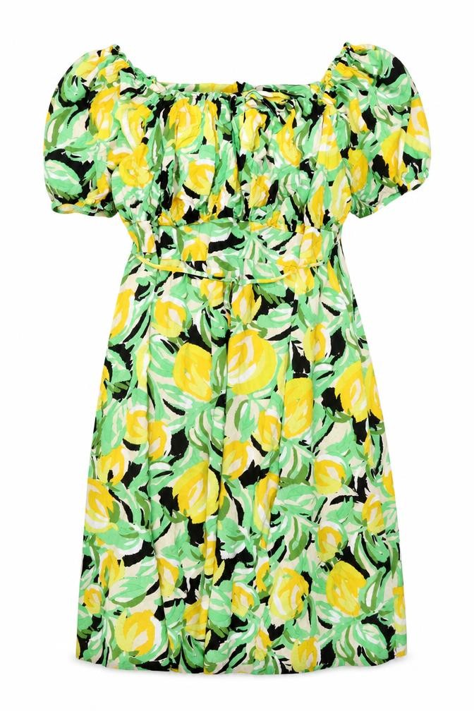 Front view of New Look Women's Multicoloured Plus Floral Dress