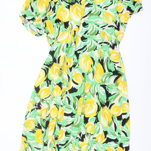 New Look Women's Multicoloured Plus Floral Dress