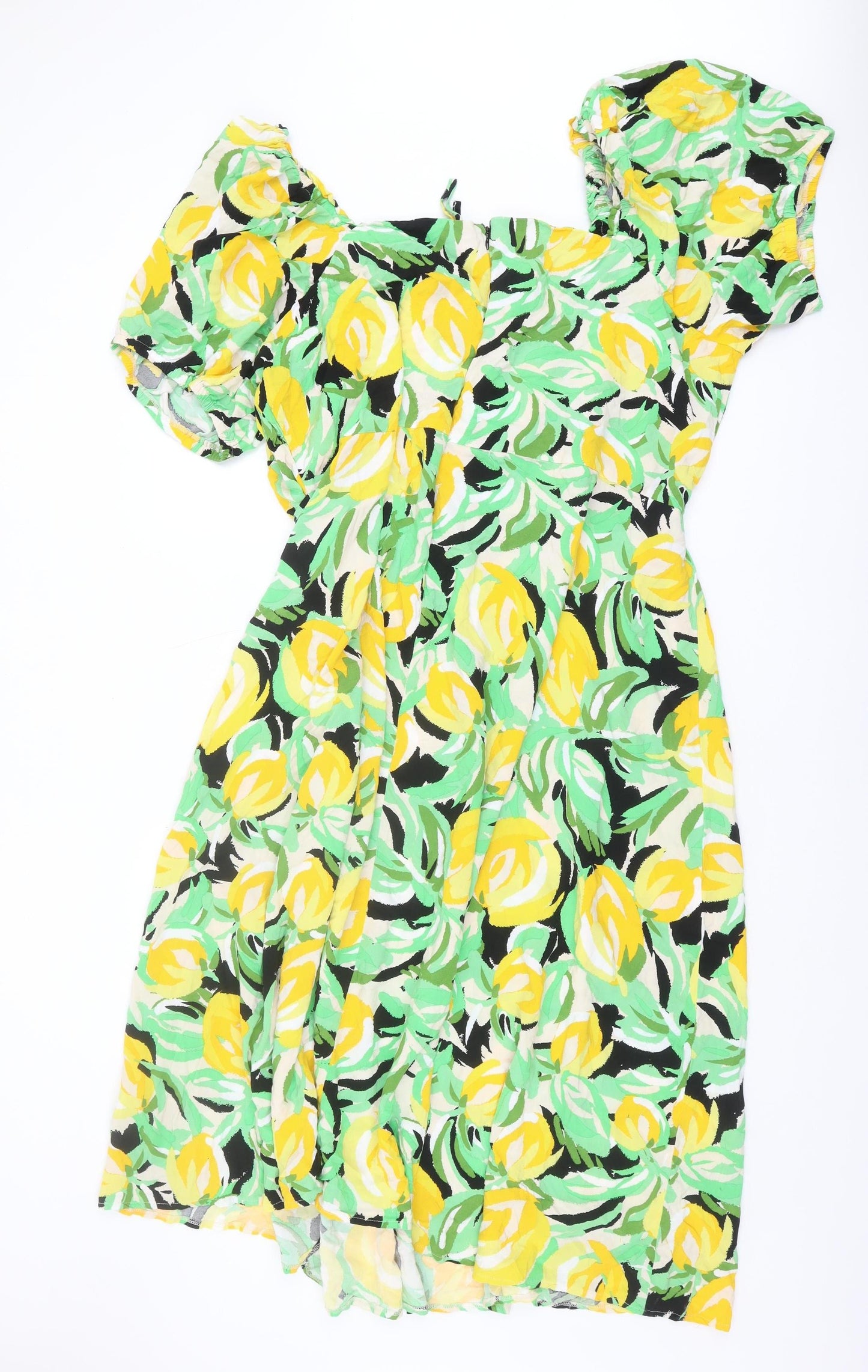 New Look Women's Multicoloured Plus Floral Dress