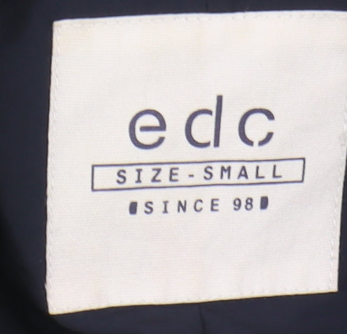 EDC Women's Green Overcoat Size S - Mid-Length