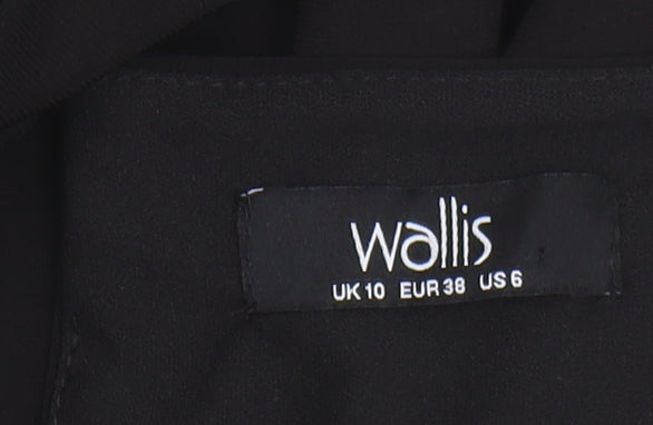 Wallis Women Black Sheath Dress Size 10