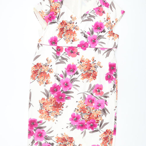 CC Petite Women's Multicoloured Floral Shift Dress