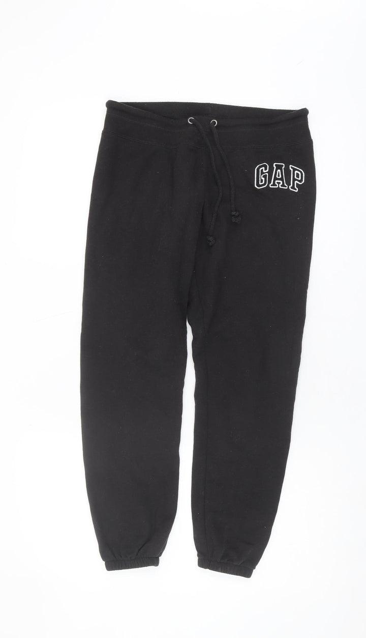 GAP Women’s Black Jogger Trousers Size S Cotton Blend