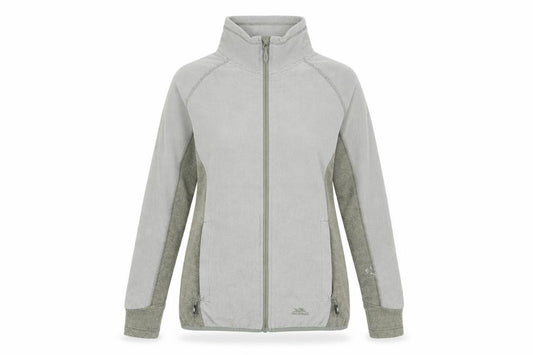 Front view of Trespass Women's Grey Soft Shell Jacket, size 10