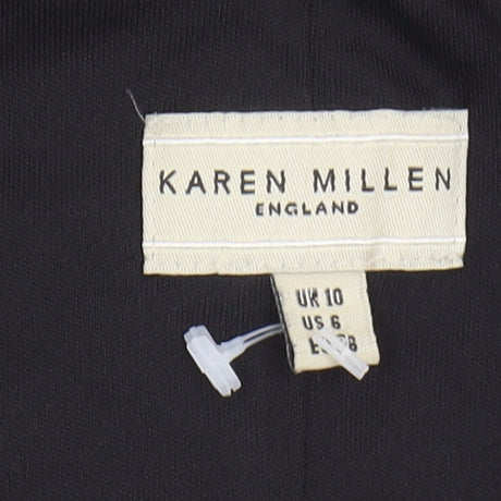 Karen Millen Women’s Black Viscose Sleeveless Dress