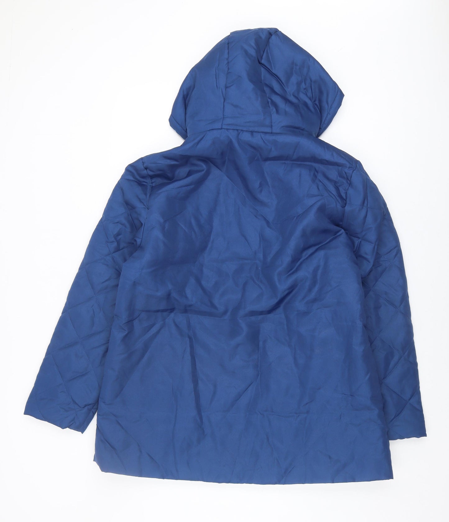Anne de Lançay Women's Blue Quilted Hooded Jacket M