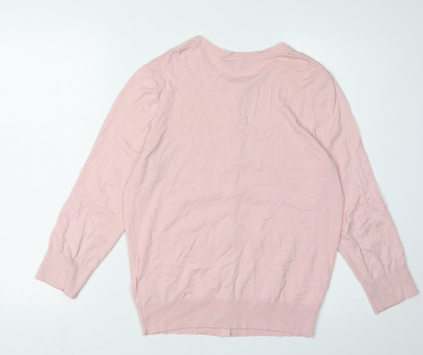 Principles Women's Pink Cardigan Size 12 Button Accents