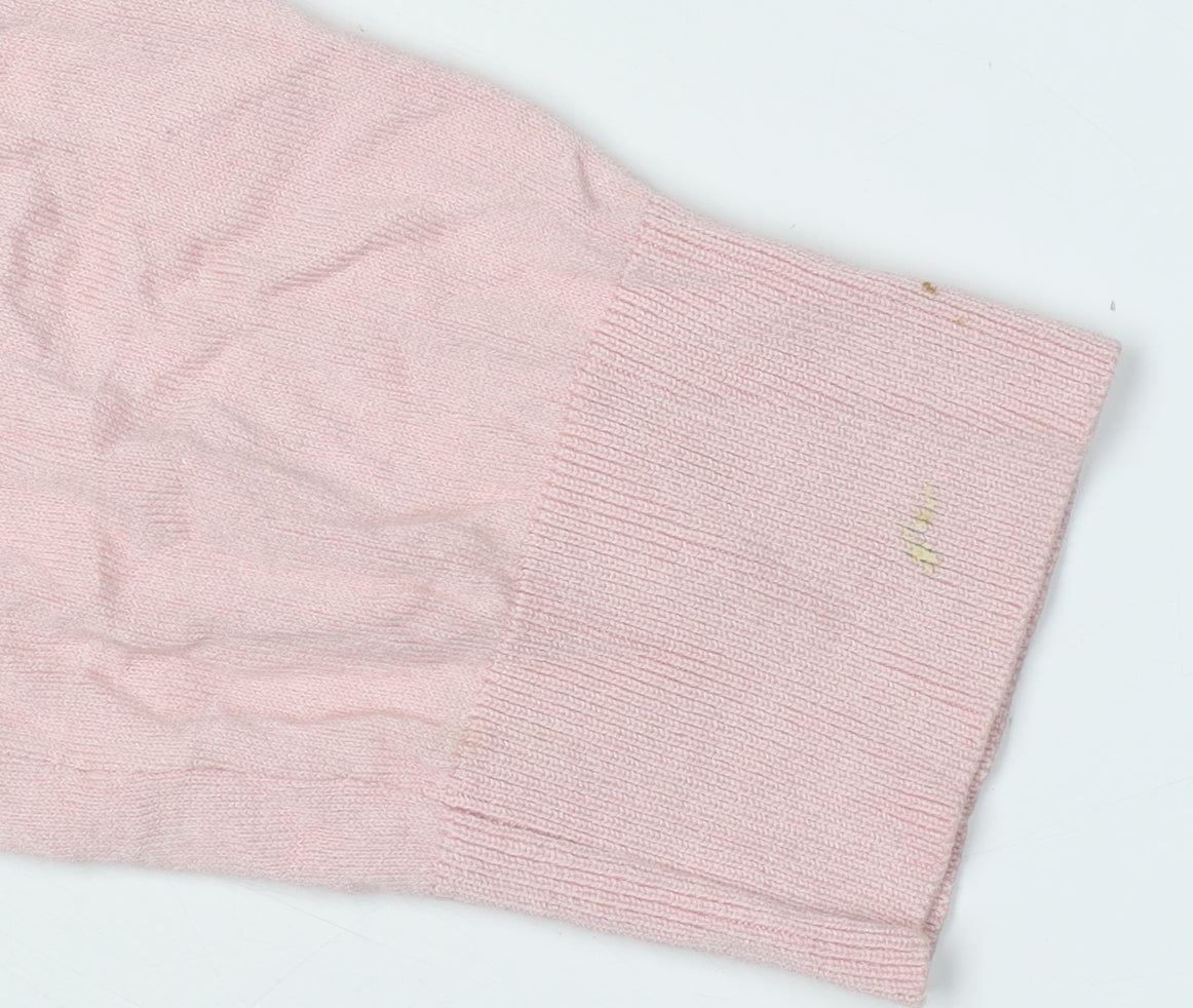 Principles Women's Pink Cardigan Size 12 Button Accents