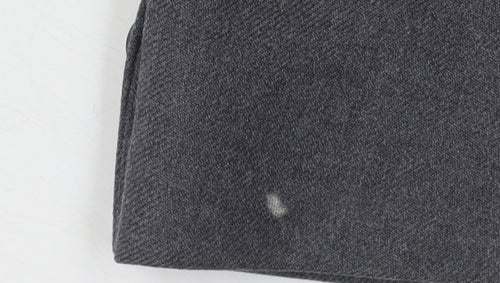 Magee Men's Grey Double-Breasted Wool Blazer Size 40R