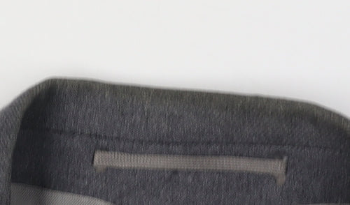 Magee Men's Grey Double-Breasted Wool Blazer Size 40R