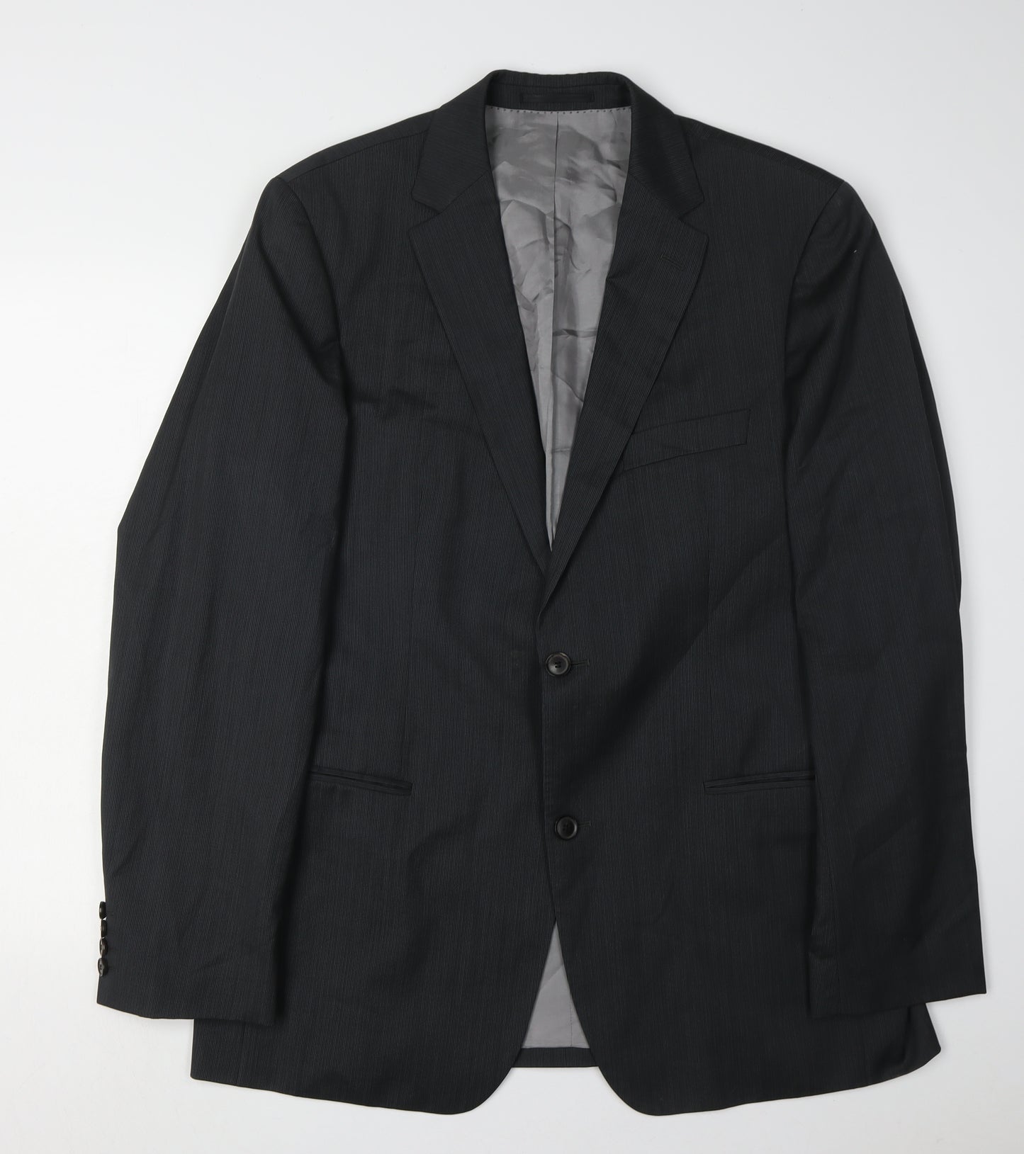 BOSS Men's Black Long Blazer Size 42L Formal Style