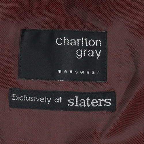 Charlton Gray Men's Black Striped Blazer Size 44S