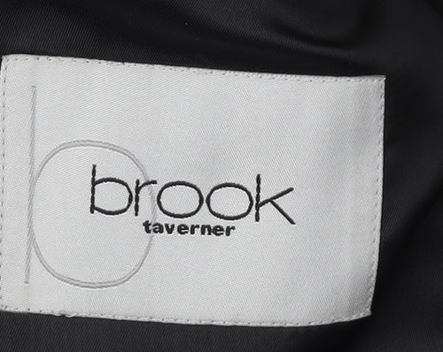 Brook Taverner Black Wool Men's Suit Jacket Size 38 Regular