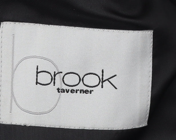Brook Taverner Black Wool Men's Suit Jacket Size 38 Regular