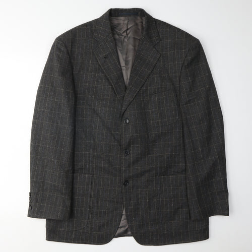 Di Caprio Men's Grey Check Blazer R42 Classic Style