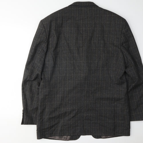 Di Caprio Men's Grey Check Blazer R42 Classic Style
