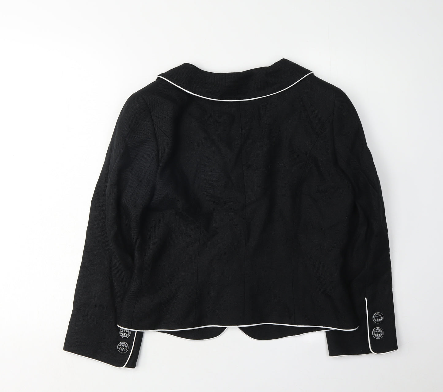 Hobbs Women's Black Blazer, Size 12, Regular Fit