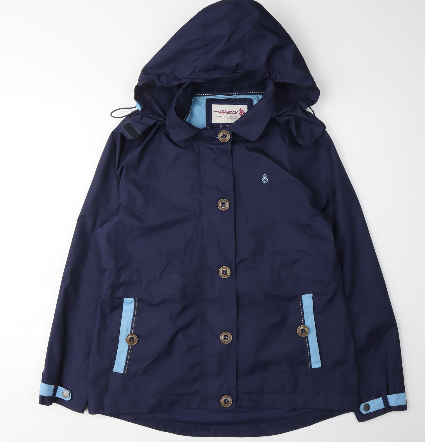 Tayberry Women's Blue Parka Jacket Size M
