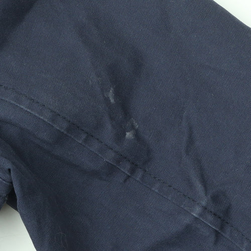 Joules Women's Blue Hooded Anorak Jacket Size 10