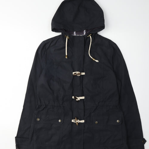 Fat Face Women's Blue Parka Coat Size 12