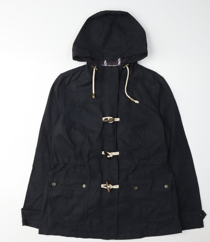 Fat Face Women's Blue Parka Coat Size 12