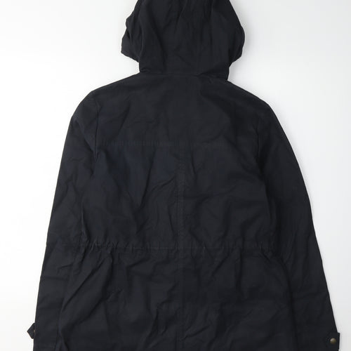 Fat Face Women's Blue Parka Coat Size 12