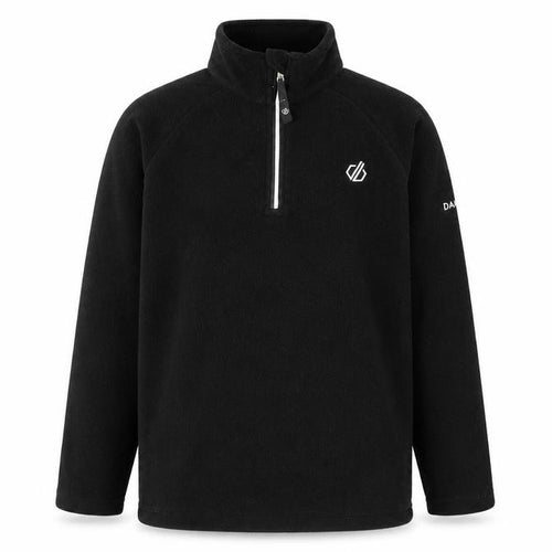 Dare 2b Boys Black 9-10 Years Fleece 1/2 Zip Sweatshirt