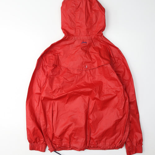 Joules Women's Red Anorak Jacket UK Size 10