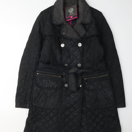 Vince Camuto Women's Black Quilted Coat M