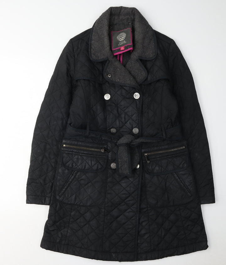Vince Camuto Women's Black Quilted Coat M