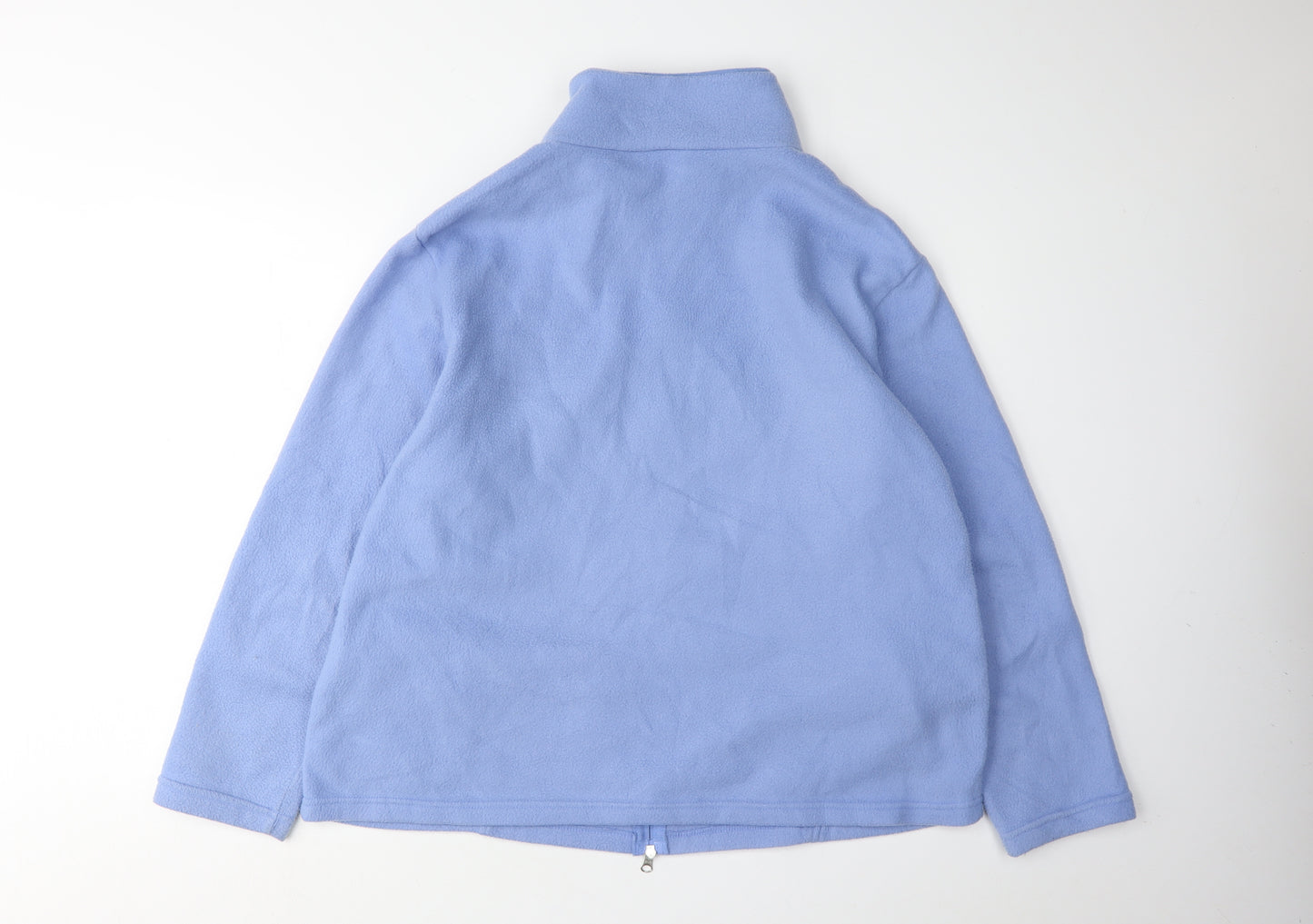 Anne De Lancay Women's Blue Fleece Jacket L