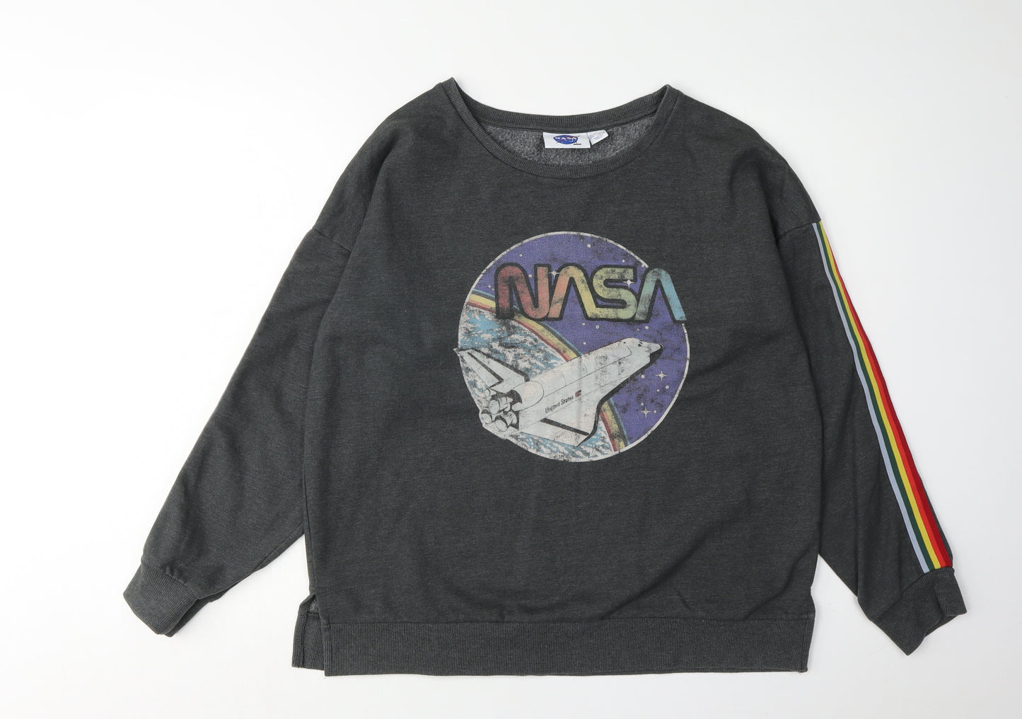 NASA Unisex Grey Pullover Sweatshirt L