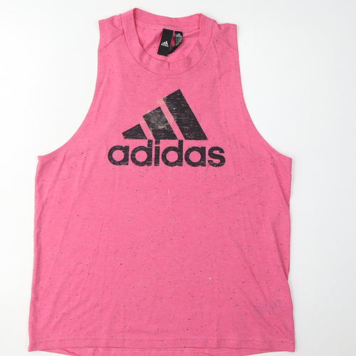 Adidas Women's Pink Sleeveless Tank Top Size 16-18