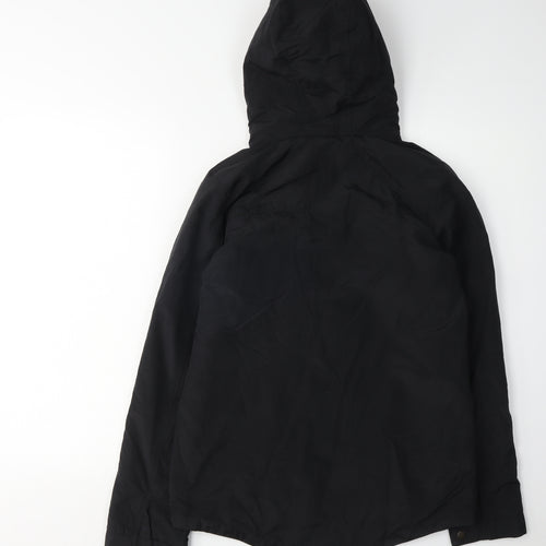 Fat Face Girls Black Hooded Jacket 12-13 Years