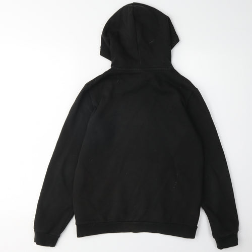 Puma Boys Black Hoodie Pullover, Size 13, Graphic Logo