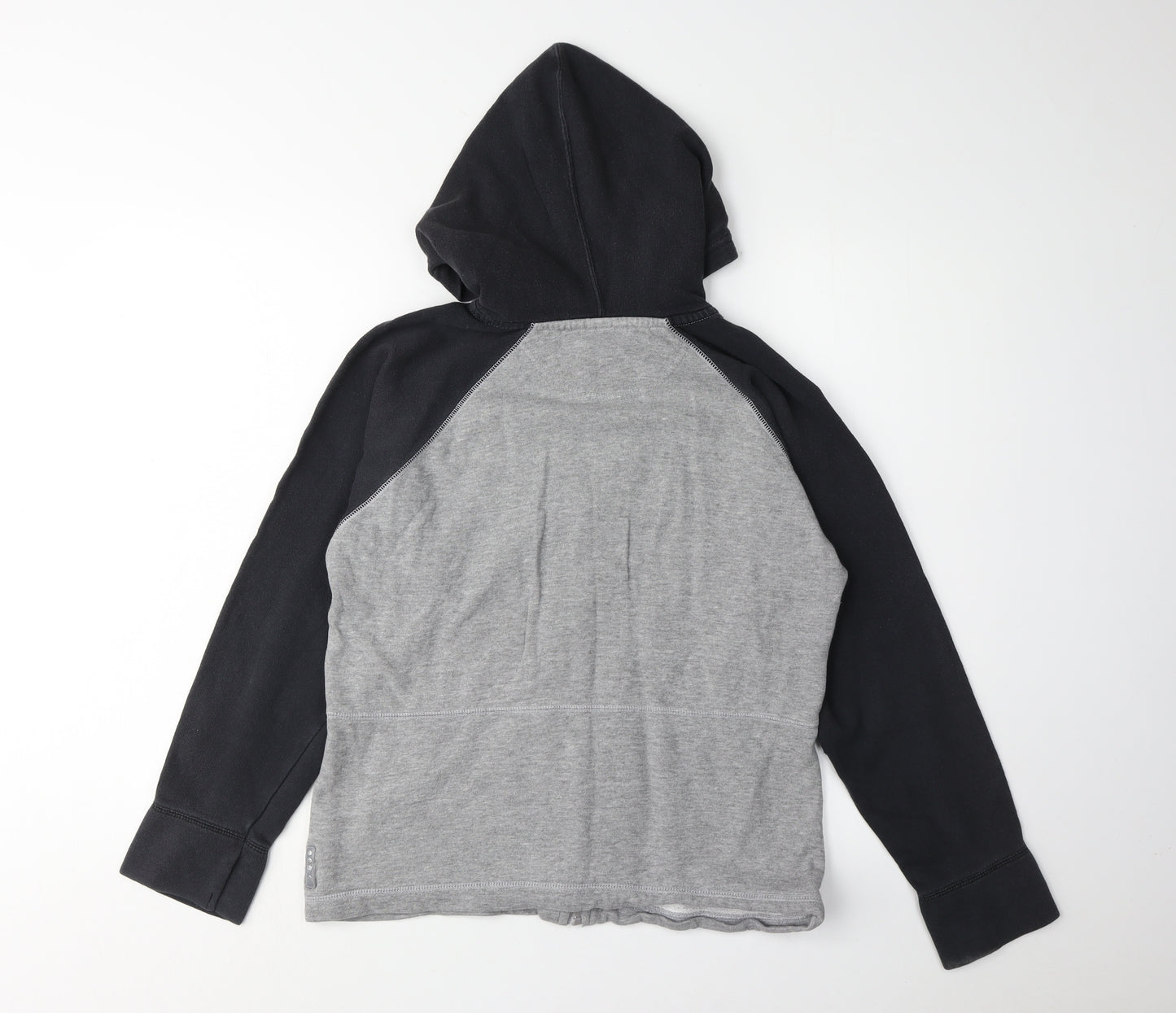 Head Unisex Hoodie Grey Black Full Zip Logo Sports