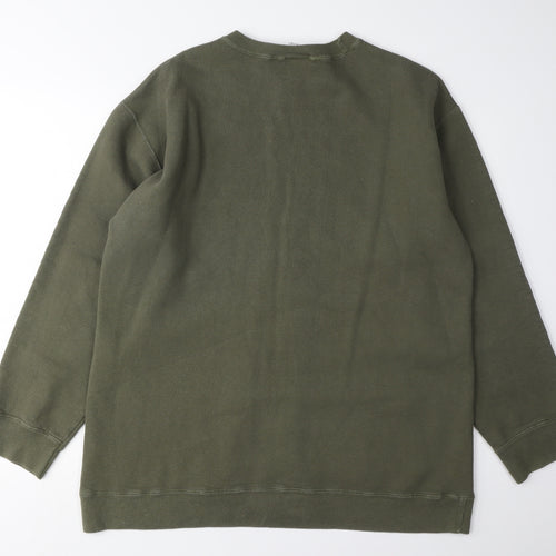 DKNY Men's Green Pullover Sweatshirt, One Size