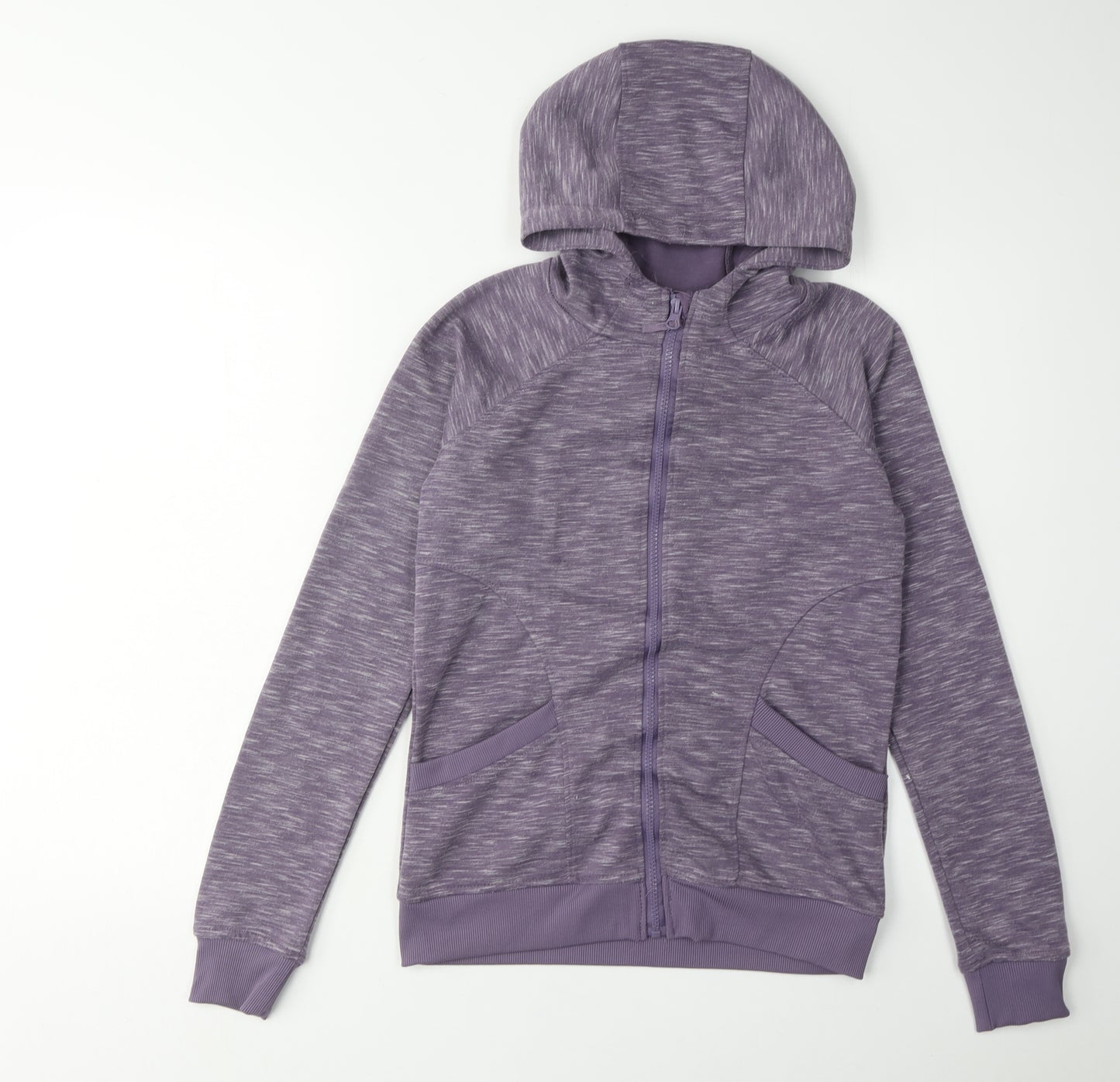 Mountain Warehouse Women's Purple Full Zip Hoodie Size 8