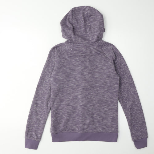 Mountain Warehouse Women's Purple Full Zip Hoodie Size 8