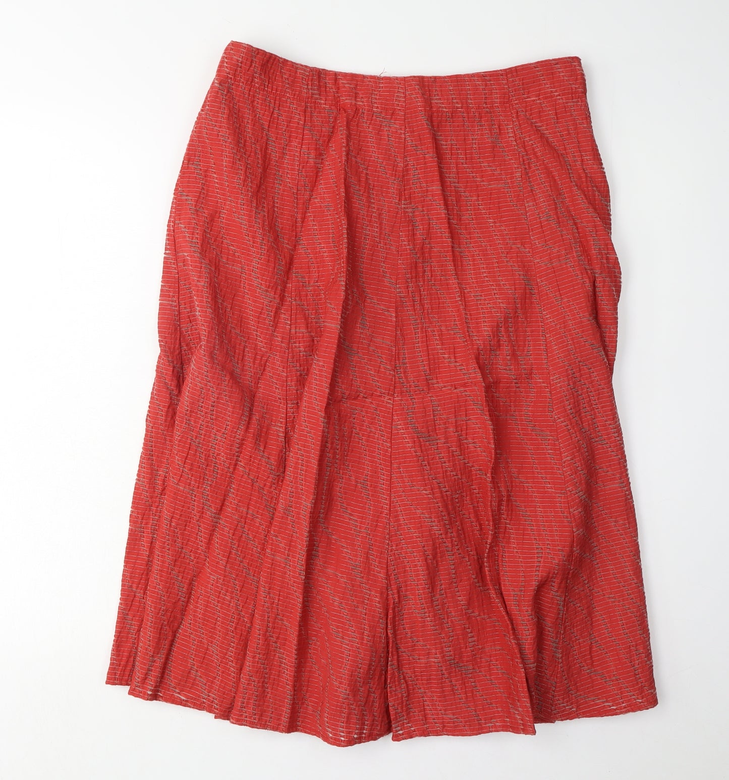 Eastex Women's Red Pleated Skirt Size 14