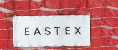 Eastex Women's Red Pleated Skirt Size 14