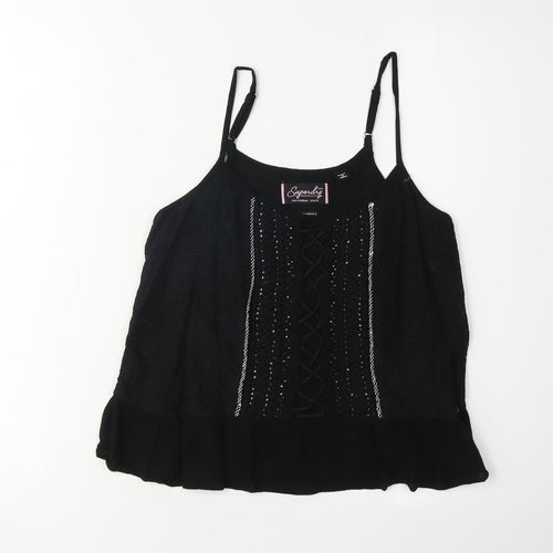 Superdry Women's Black Camisole Tank XS