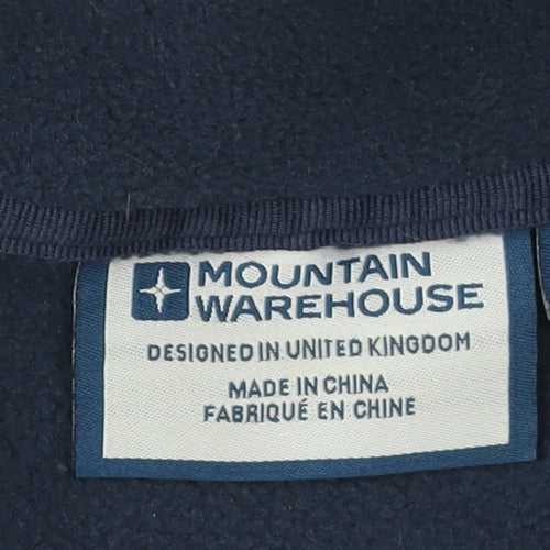 Mountain Warehouse Women's Blue Fleece Jacket Size 14
