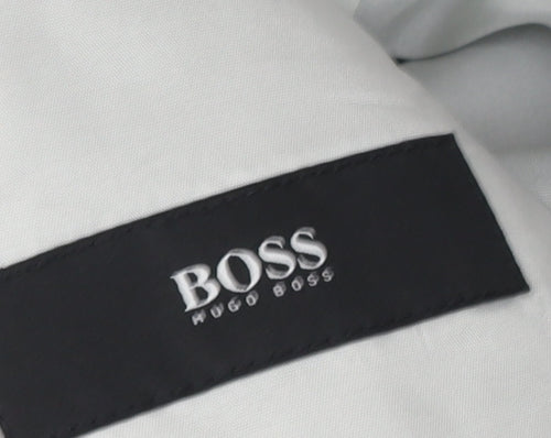 Hugo Boss Men's Grey Blazer, Size 42, Wool, Notch Lapel
