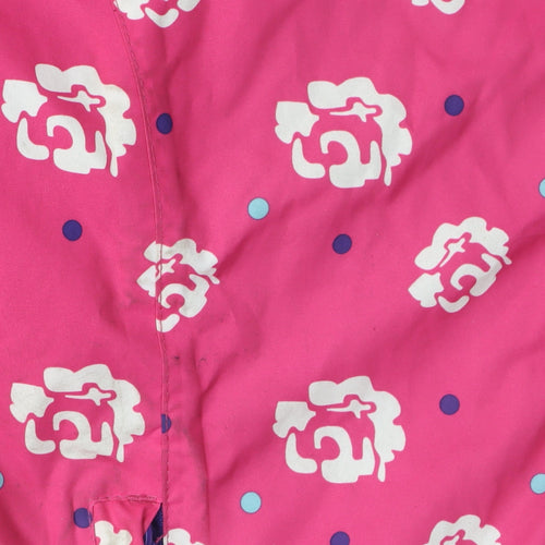 Regatta Girls' Pink Floral Rain Coat, Size 14