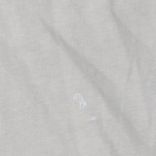 Champion Beige Men's T-Shirt Large Short Sleeve Cotton